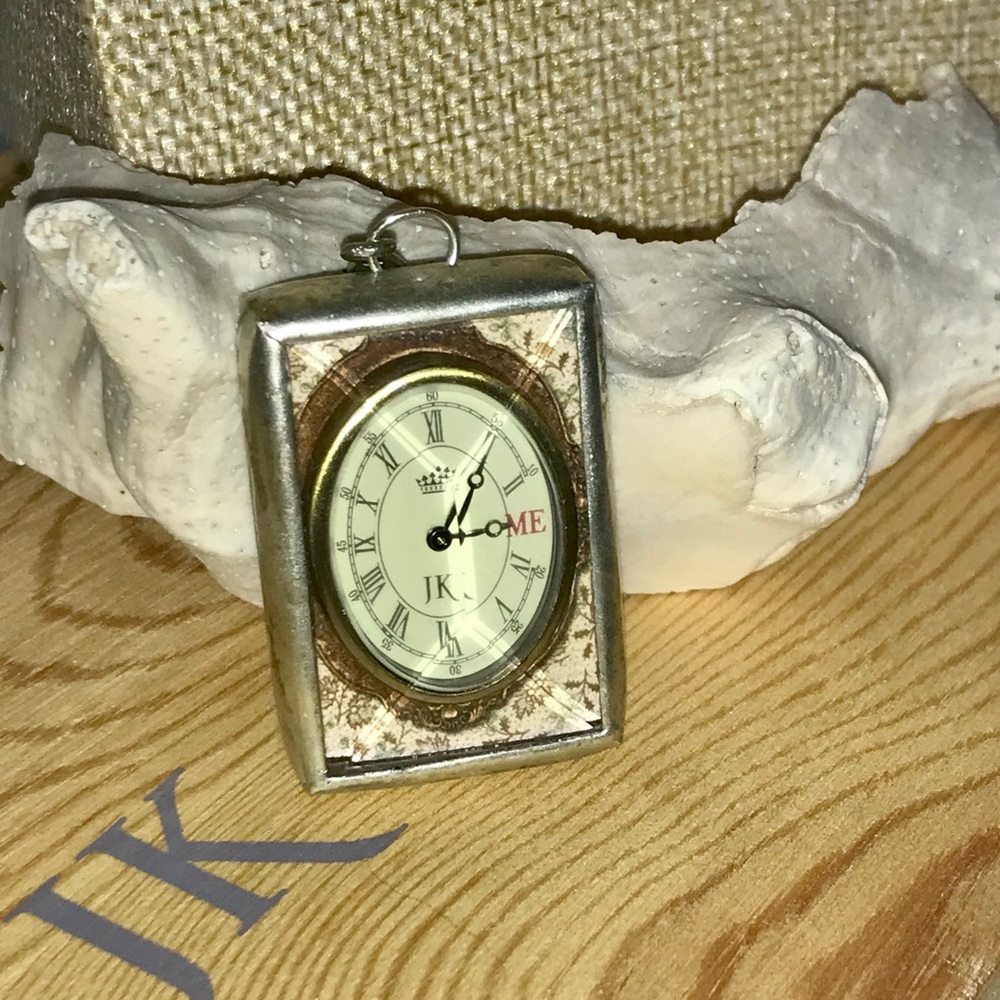 🐚JEWEL KADE🐚CHARM: Me Time Vintage Clock {NWT}